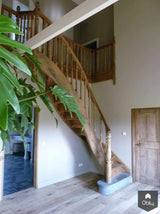 Boerderij Eindhoven trap / entree-Van Beek & Dings Interiorarchitects-alle,Entree hal trap-OBLY