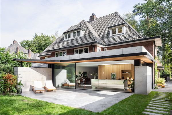 Moderne uitbouw jaren 30 woning