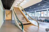 Moderne trap met led verlichting-Van Bruchem Staircases-alle,Entree hal trap-OBLY